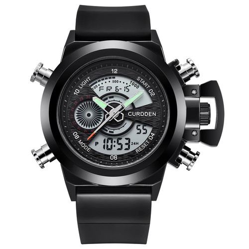 Men analog digital dual - men's,